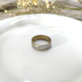 Bague Élégance Royale – Finition Or & Argent