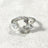 Bague Argent Étoile Perle – Design Ouvert & Cristaux Brillants