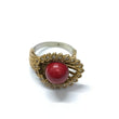 Bague Antique Perle Royale en Argent & Bronze