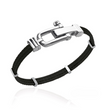Bracelet jonc rigide en acier Inoxydable homme