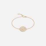 Bracelet CN Élégance Cristal – Plaqué Or 10 Ans Garantie