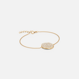 Bracelet CN Élégance Cristal – Plaqué Or 10 Ans Garantie