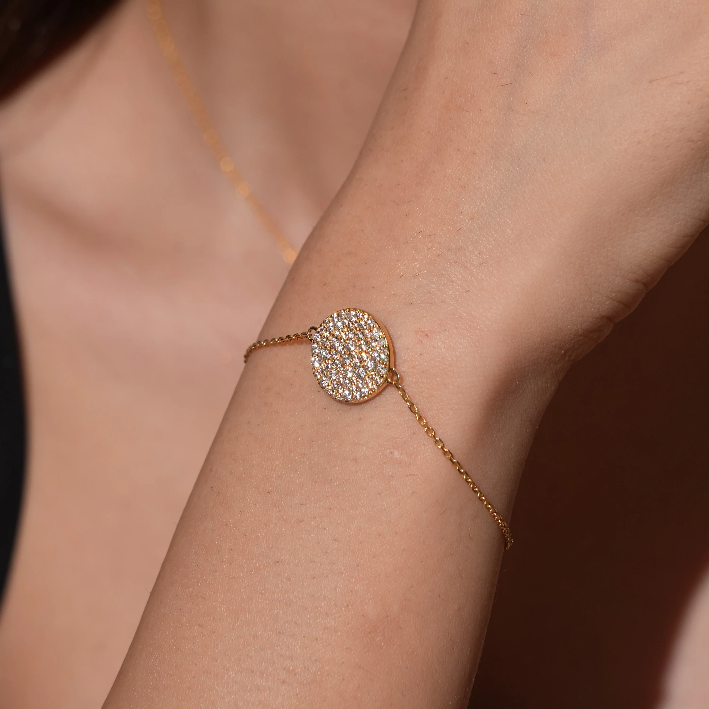 Bracelet CN Élégance Cristal – Plaqué Or 10 Ans Garantie