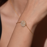 Bracelet CN Élégance Cristal – Plaqué Or 10 Ans Garantie