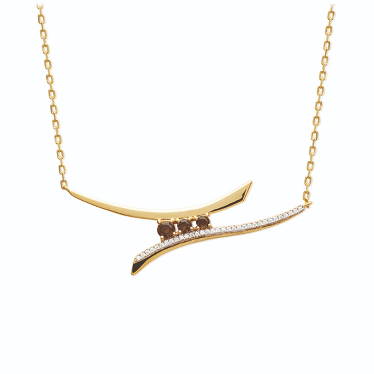 Collier en plaqué or CN – Design moderne et raffiné, garanti 10 ans