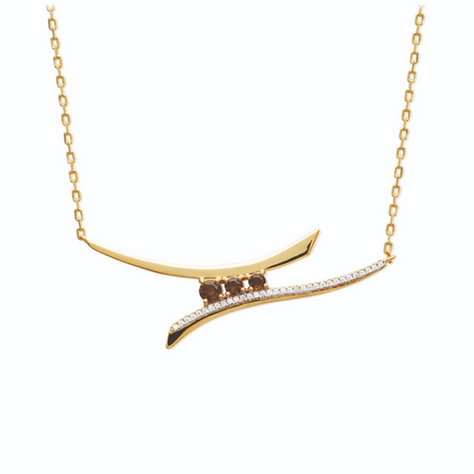 Collier en plaqué or CN – Design moderne et raffiné, garanti 10 ans